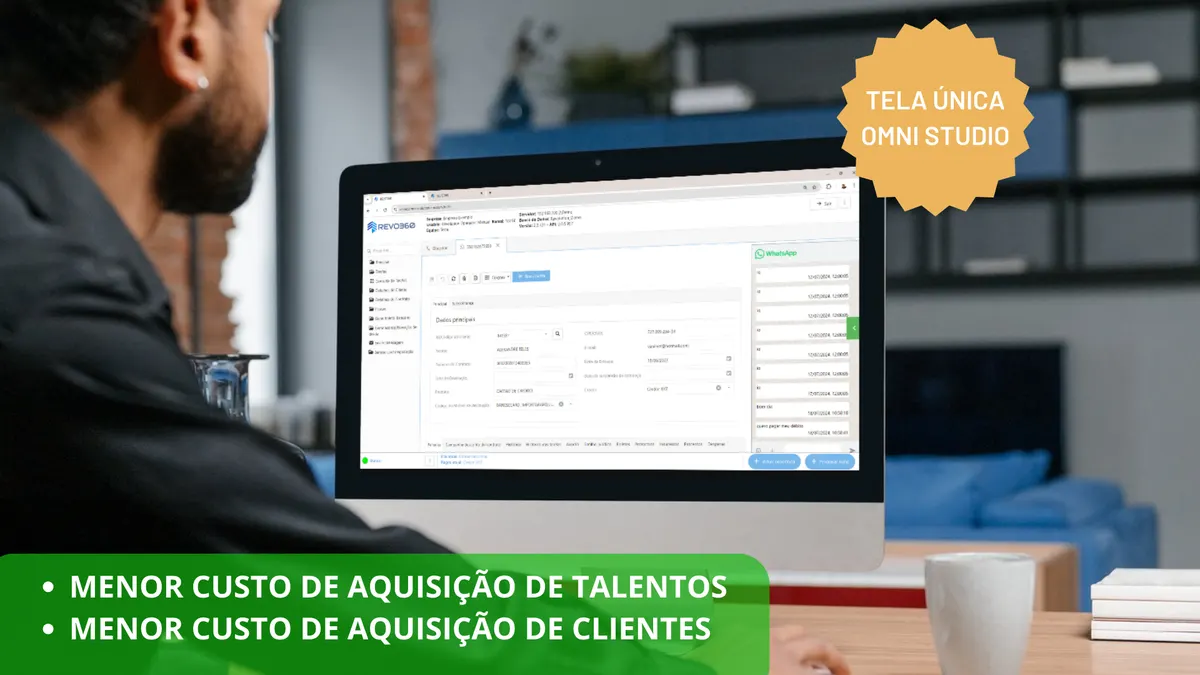 REVO360 - CRM Hiper customizável para Cobrança. LOW CODE NO CODE. INTELIGÊNCIA ARTIFICIL IA PARA ORQUESTRAÇÃO DO CONTROL DESK